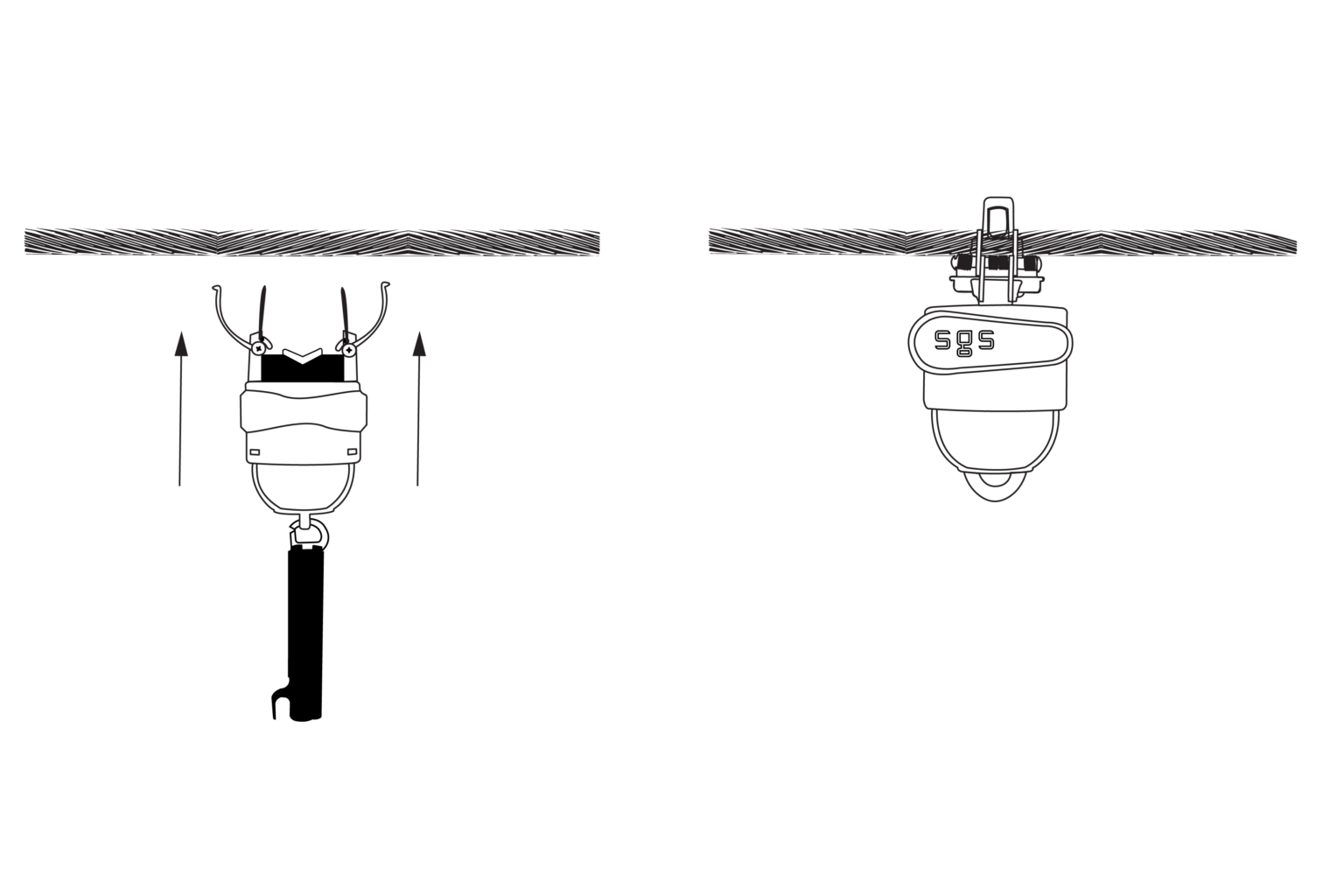 Installing the fault indicator on the conductor