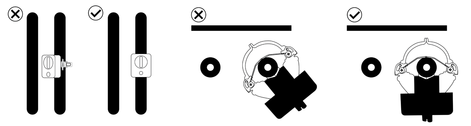 FI-3C orientation relative to the adjacent conductor